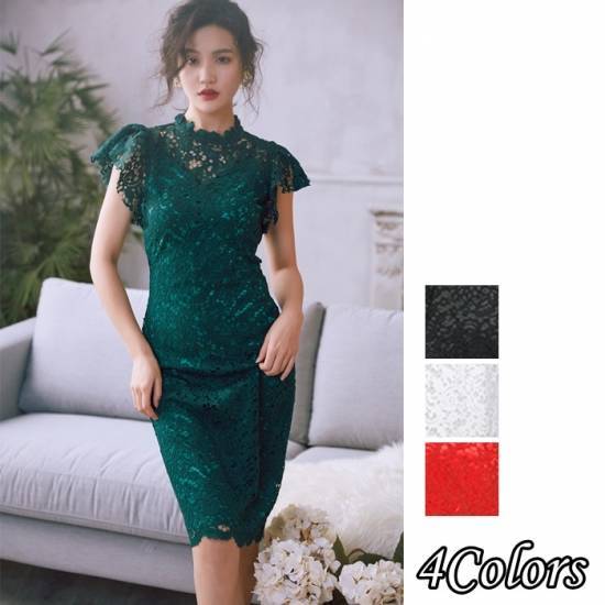 期間限定特価 パーティードレス 結婚式 二次会 ワンピース 結婚式 お呼ばれドレス ドレス 結婚式 お呼ばれ レース ワンピース レース 総レース ワンピ 最安値に挑戦 Iacymperu Org