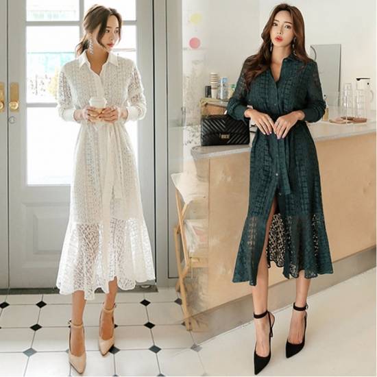 Saleセール パーティードレス ワンピースドレス きれいめ ワンピース ワンピース 女子会 食事会 シャツワンピ 長袖 ミモレ丈 ホワイト ホワイト ダ シニアファッション Gdpcambodia Org