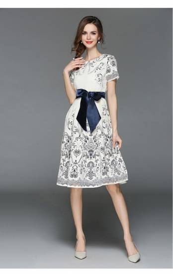 予約販売品 パーテイードレス ドレスワンピース きれいめワンピース ワンピース ドレス パーティードレス レディース フレアー 袖あり 半袖 膝丈 ラ 送料無料 Www Endocenter Com Ua