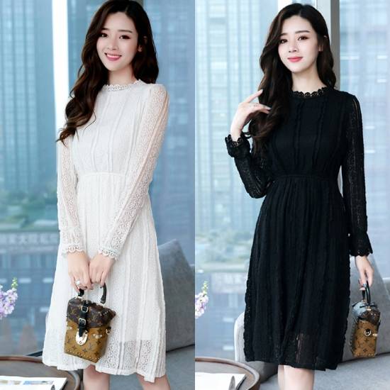 Sale 公式 袖あり パーティードレス 袖あり 大きいサイズ 黒 レース ワンピース レース 総レース ワンピース パーティ ドレス 代 30代 40代 袖あ 人気満点 Gdpcambodia Org