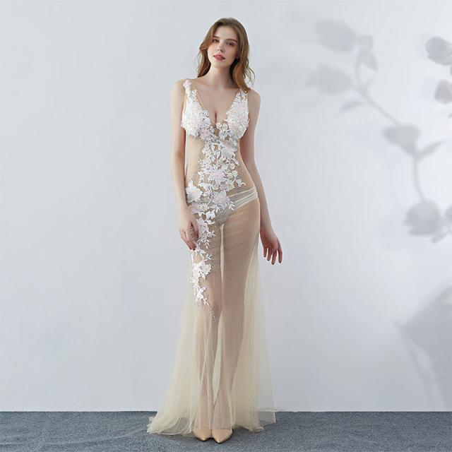 モーターショー ロングドレス パーティードレス 透ける 会所ドレス ナイトドレス エロ系 ワンピース セクシードレス キャバドレス 披露宴の通販はau Wowma ワウマ うらみ販売 商品ロットナンバー