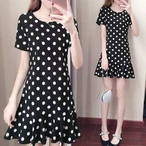 韓国 ファッション 韓国 ワンピース ワンピース 夏 水玉柄ワンピース 水玉 ワンピース レディース ワンピース 夏ワンピース 可愛い 夏ワの通販はau Wowma ワウマ Marina Front 商品ロットナンバー