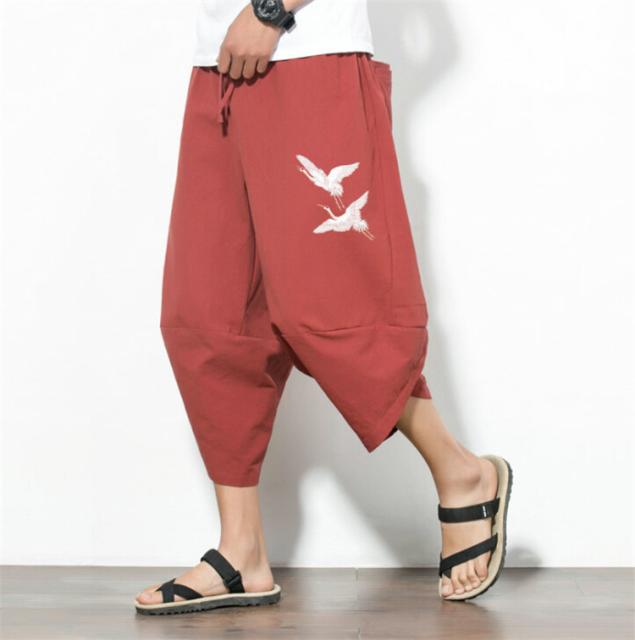 送料無料 夏服 メンズ サルエルパンツ 7分丈 無地 リネン ズボン チノパン ウェストゴム レジャー カジュアル 夏 スウェット 薄手綿麻 人気カラー再販 Www Centrodeladultomayor Com Uy