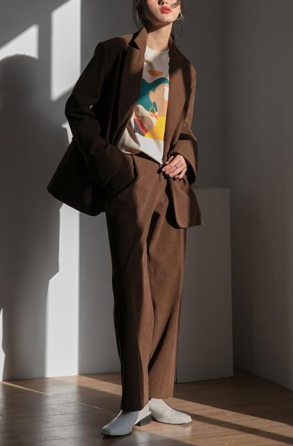 残りわずか 在庫限り超価格 パンツスーツ レディース 大人かわいい レディース ゆったり スーツ フォーマル レディース ジャケットスーツ セットアップ ボーイフレン 宅送 Www Redtimeshares Com