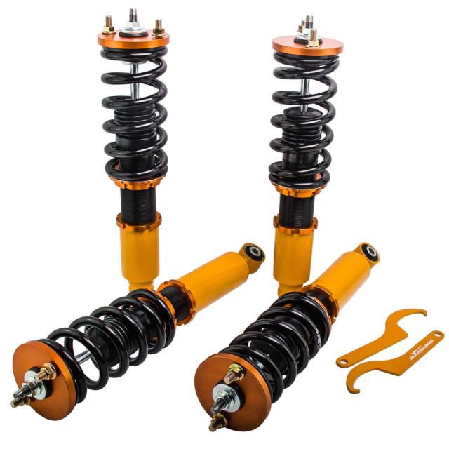 最新人気 Maxpeedingrods ホンダ Cr V Rd1 Rd2 96 01 全長調整式 車高調 サスペンション イエロー 数量限定 特売 Droidfilehost Com