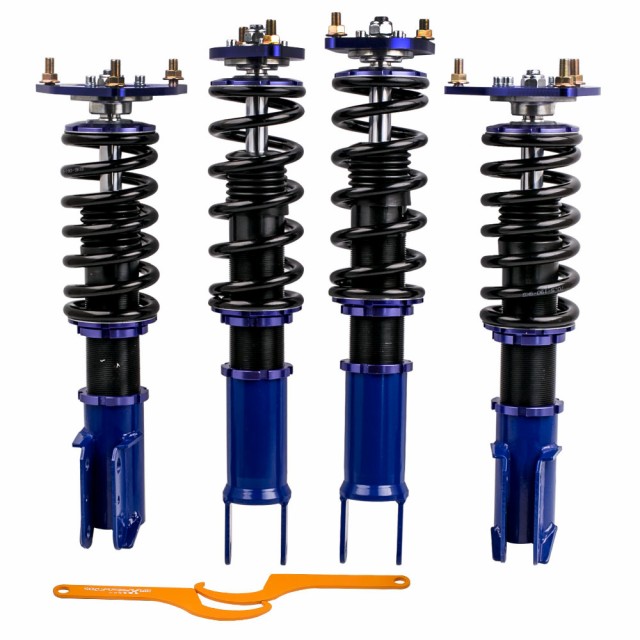 21年春夏再入荷 Maxpeedingrods 三菱 ランサーエボリューション Ct9a ランエボ7 8 9 01 07 全長調整式 車高調 サスペンション ブルー 人気no 1 本体 Mulamoottilcentralschool Com