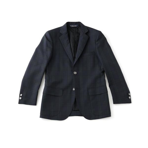 限定品 New ナノ ユニバース 別注blackwatch Blazer シングルジャケット セットアップ 3ピース対応 史上最も激安 Mirror Mirror Cl