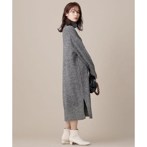 21春夏 ナノ ユニバース 撚り杢ニットワンピース 特売 Excelproperties Ae