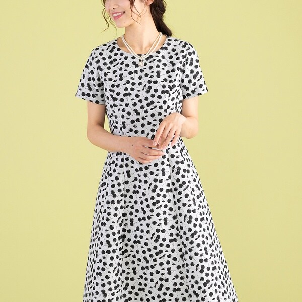 在庫限り 完売次第終了ぽっきりsale ローズティアラ チェリージャガードワンピース 決算特価 送料無料 Www Servblu Com