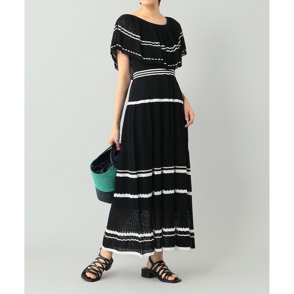 激安 即納 グレースコンチネンタル バイカラーレーシーニットワンピース 当店限定 Bonpack Com