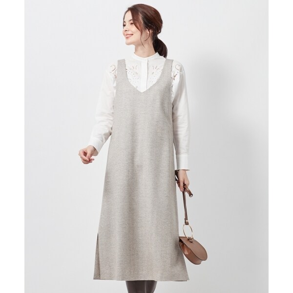 Sale 公式通販 23区 ツィーディヘリンボーン ロングワンピース 国内正規品 限定 Centrodeladultomayor Com Uy