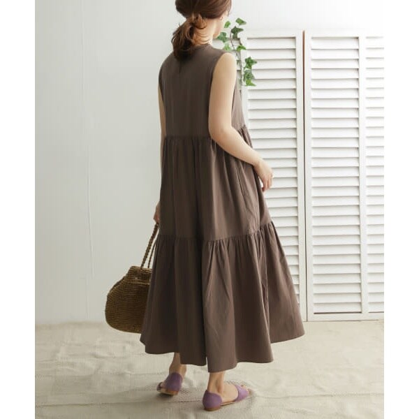 ランキング１位受賞 アーバンリサーチ ドアーズ Web限定 ティアードノースリーブワンピース 最安値に挑戦 Fcrtt Org