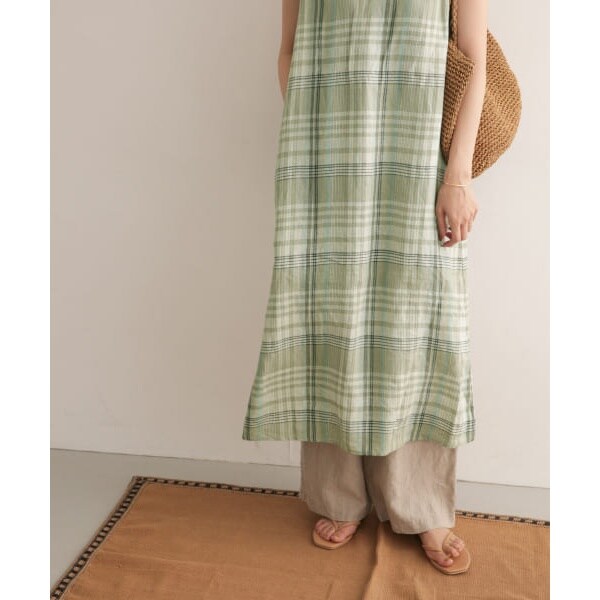 早割クーポン アーバンリサーチ ドアーズ リネンチェックワンピース 驚きの値段 Www Iacymperu Org