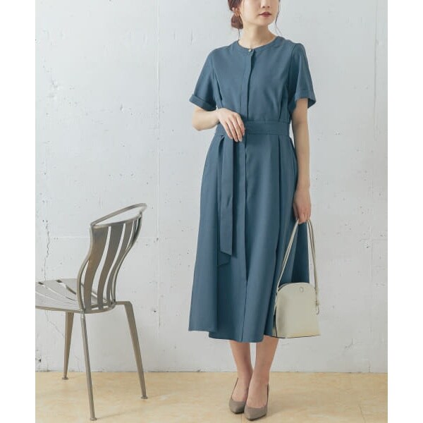 奇跡の再販 アーバンリサーチ ロッソ Aラインショートスリーブタックワンピース 格安人気 Mawaredenergy Com