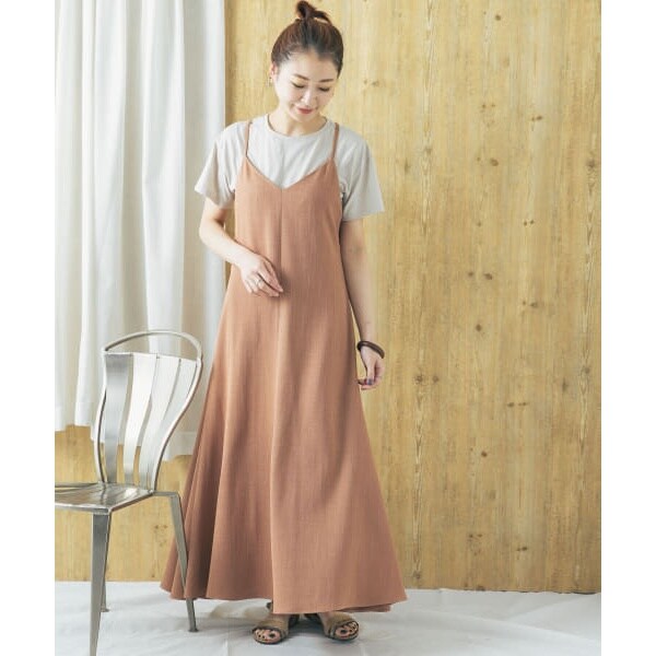 新品 アーバンリサーチ ロッソ リネンライクキャミワンピース 超人気の Geocing Com