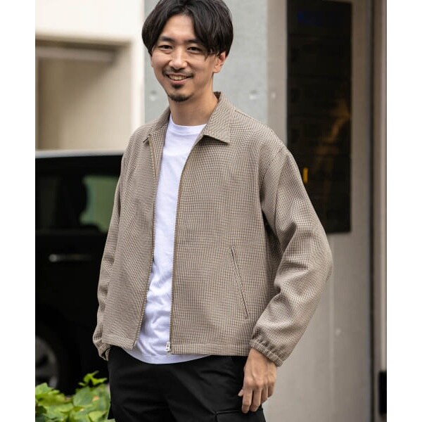国内配送 アーバンリサーチ ロッソ Urban Research Rosso メンズコート ジップアップチェックブルゾン 配送員設置送料無料 Viajesturisticosdelpacifico Com