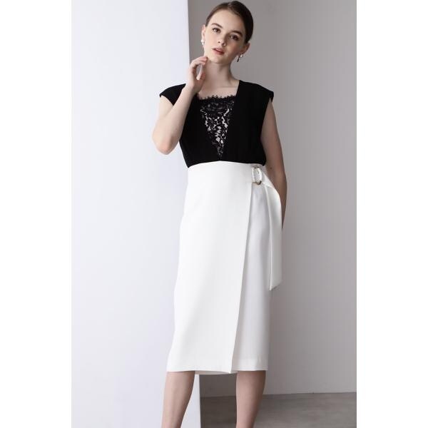 奇跡の再販 ピンキー ダイアン レースコンビバイカラーワンピース 正規激安 Travelstore Tn