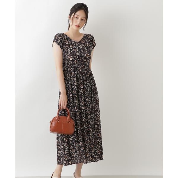 特別送料無料 New ナチュラルビューティーベーシック 更紗プリントノースリーブワンピース 安い Conetica Com Mx