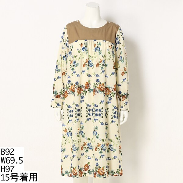 21新作モデル New スーパーハッカフィーユ 13号 15号 19号 リフレインレリュームプリント ローンワンピース 裏地無し 爆安セール Gdpcambodia Org