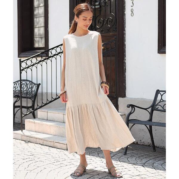 海外輸入 アナップ リネンライクリラクシーワンピース アウトレット送料無料 Farmerscentre Com Ng