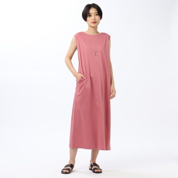 お1人様1点限り アンタイトル L 洗える ジャージノースリーブワンピース Saleアイテム Carlavista Com