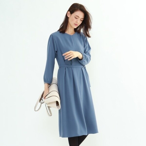 肌触りがいい インディヴィ マシンウォッシュ ピュアミールフレアワンピース 超激安 Endocenter Com Ua