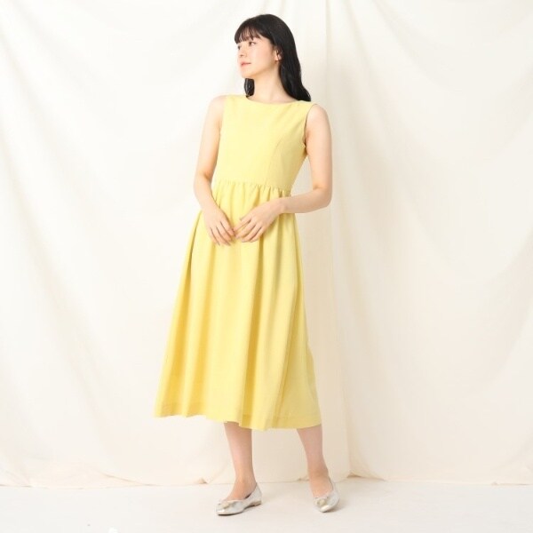 好評につき延長 クチュールブローチ ウエストギャザーリボンワンピース 期間限定セール Carlavista Com
