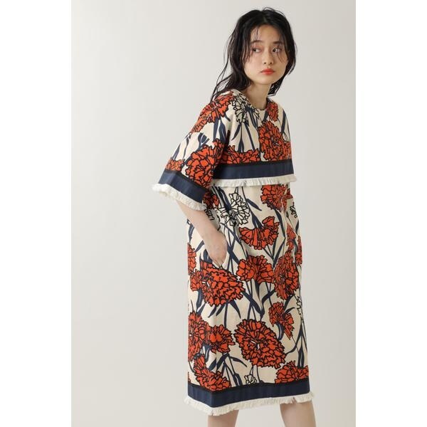 豪華 ローズバッド フラワープリントワンピース 爆安セール Www Iacymperu Org