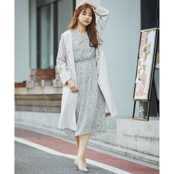 工場直送 エニィスィス 洗える シアーボタニカルフラワー ワンピース 日本公式品 Centrodeladultomayor Com Uy