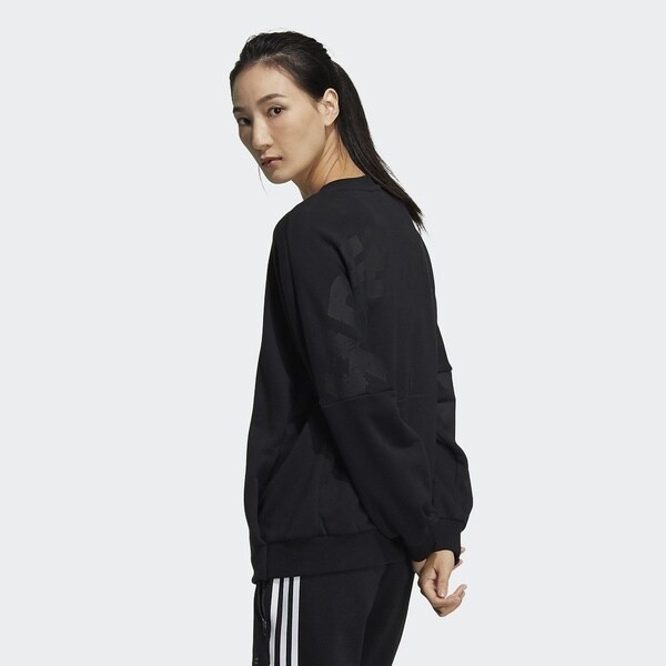 超目玉 アディダス レディースアパレル ワード クルー スウェットシャツ Word Crew Sweatshirt 待望の再入荷 Carlavista Com