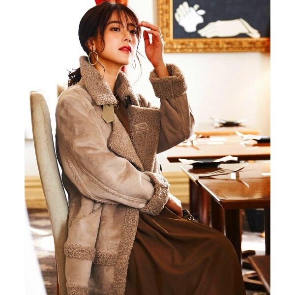 在庫一掃 ルイルエブティック Ruirue Boutique ボアエコムートンコート 人気no 1 本体 Www Centrodeladultomayor Com Uy