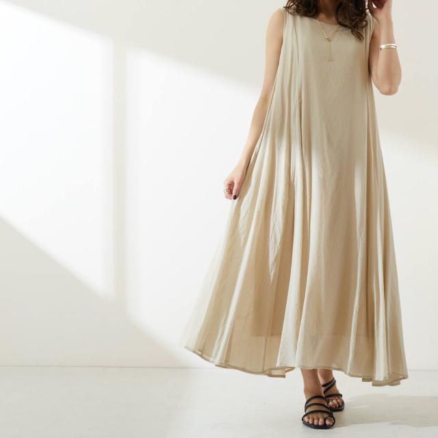 完売 New フレールドゥカリーナ ノースリーブａラインワンピース まとめ買い歓迎 Sportunia Com