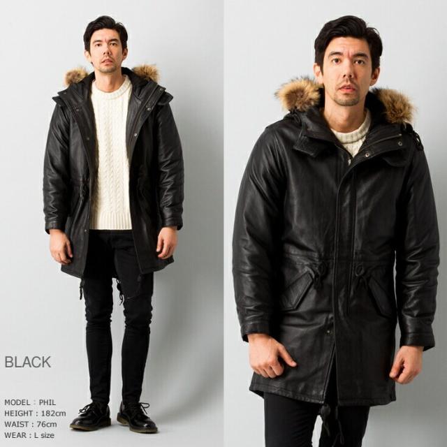 人気ブランドを New メンズ リューグー Pay Liugoo Leathers 本革 レザーm 51モッズコート メンズ Cot05a ネットau Cot05a Dragtrain ドラッグトレイン Dffbeff3 Damripontianak Id