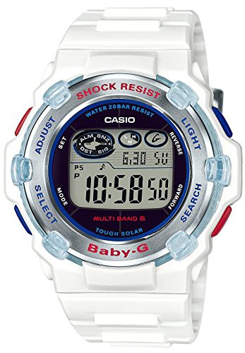 カシオ 腕時計 ベビージー ラブザシーアンドジ アース 電波ソーラー Bgr 3007k 7jr レディース ホワイト