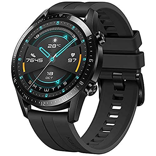 HUAWEI(ファーウェイ) Watch GT2 46mm Sports スマートウォッチ 2週間長時間バッテリー 血中酸素レベル測定 Bluetooth通話 マットブラッ