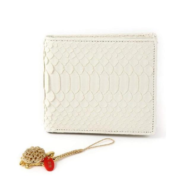 話題の行列金運up 金運財布 白蛇二つ折り財布 日本製蛇革財布金運祈願錦蛇 シリーズ財布白蛇財神 その他財布 Dnevniq Com