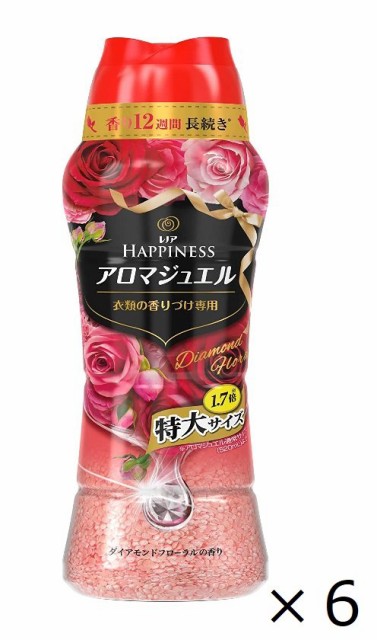 レノア ハピネス アロマジュエル ビーズ 衣類の香りづけ専用 本体 特大 5ml 6本 ダイアモンドフローラル 完全送料無料