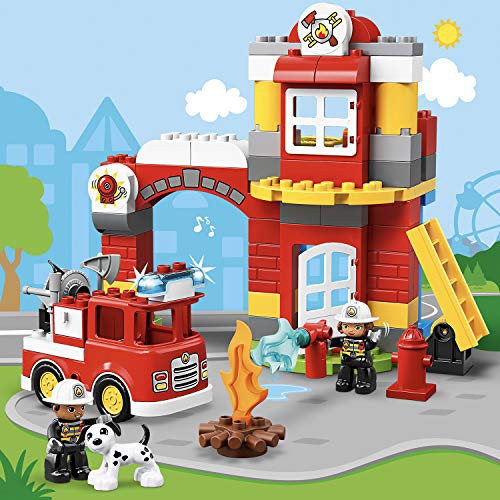 高級感 レゴ Lego デュプロ 光る 鳴る 消防車と消防署 レゴブロック レゴデュプロ 消防車 車 おもちゃ 新品即決 Tascofcalifornia Org