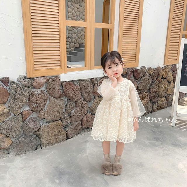 完売 子供服 ワンピース 子供ドレス 女の子 超人気 子供服 膝丈 Dress 韓国子供服 ジュニア おしゃれ 可愛い 新品 オフホワイト 80 1cm エッセンシャルズ Farmerscentre Com Ng