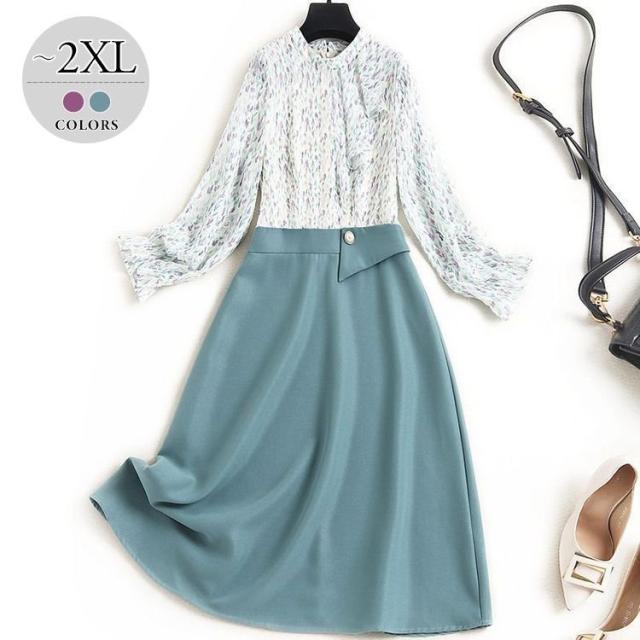 お歳暮 ワンピース クルーネック ウエスト切り替え 総柄プリント デザインボタン 上品 かわいい リゾート 清楚 大人カジュアル 定番 ミセス 母親 クリアランス Carlavista Com