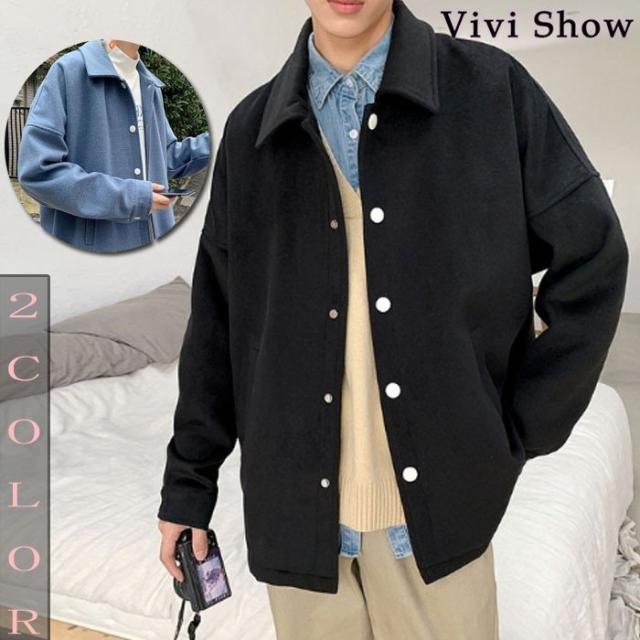 セール特価 コート メンズ テーラードジャケット ピーコート Pコート シングルコート ラウンドカラー ツイードジャケット アウター Sale品 メンズファッション ジャケット アウター Abconstruction Gr