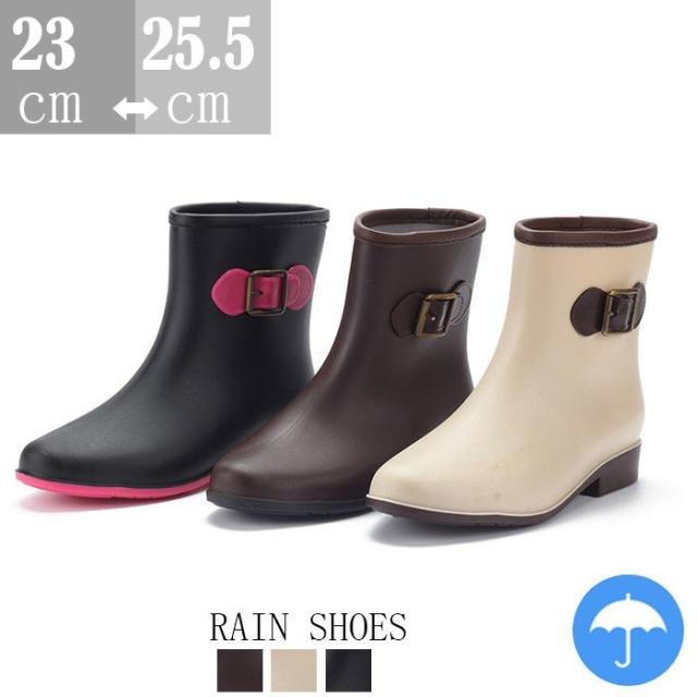 新発売の レインブーツ ショートブーツ レディース おしゃれ レインシューズ 雨靴 ドット柄 ファション サイドゴアブーツ プリント スノーブーツ 最終値下