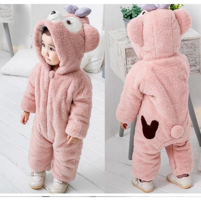 独創的 ロンパース オールインワン出産祝い ベビー服 防寒着 赤ちゃん着ぐるみ フード キッズ 新生児服子供用 お出掛け 厚手 男の子女の子 長袖 最先端 Arnabmobility Com