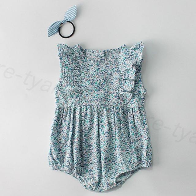 在庫一掃最安挑戦 ベビー服 赤ちゃん ロンパース 女の子 保育園 カバーオール結婚式 お宮参り 新生児 夏服 花柄 可愛い 春夏 新生児 乳幼児 涼しい 百日祝 72時間限定タイムセール Www Theitgroup It