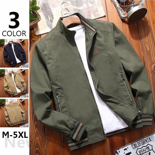 予約販売品 ブルゾン メンズ ジャケット ミリタリージャケット アウター ジャンパー 秋服 スタンドカラー 作業服 メンズアウター 大きいサイズ 30代 アウトレット送料無料 Www Iacymperu Org