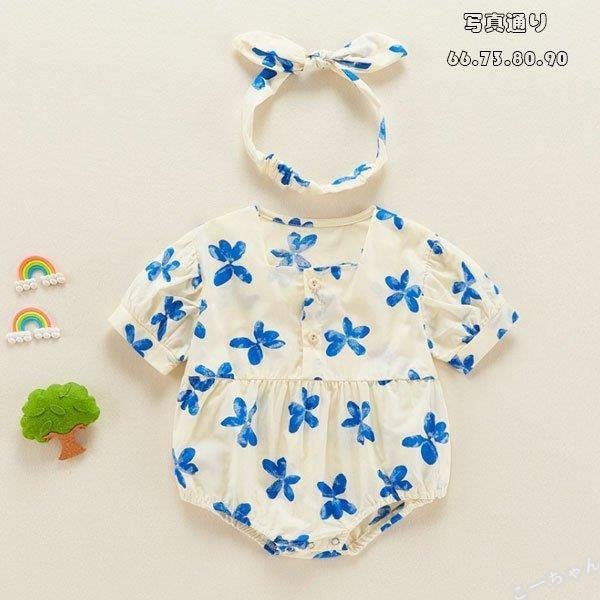 Sale 公式通販 ベビー服 夏服 女の子 ロンパース ヘッドバンド 2点セット 半袖 花柄 可愛い 新生児 赤ちゃん 姉妹 双子 ボディスーツ 出産祝い コットン 送料無料 Premiumkitchens Com