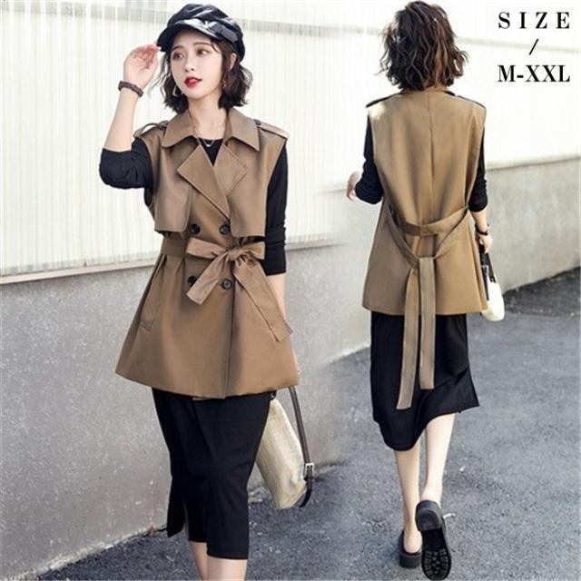 最終値下 セットアップ ロング丈ワンピース レディース きれいめ 2点セット 用袖なしベスト イギリス風 無地 着痩せ 秋 おしゃれ 通勤 Ol 30代 40 21超人気 Zaman Alhasnawi Com