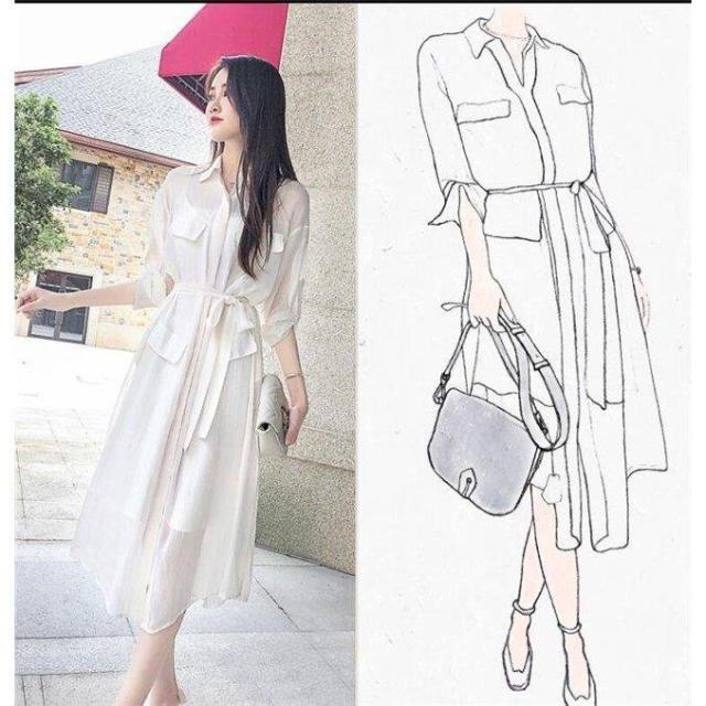 安い ワンピース レディース シャツワンピース 半袖 シフォン ロングワンピース 着痩せ 夏 ゆったり 最適な材料 Arnabmobility Com