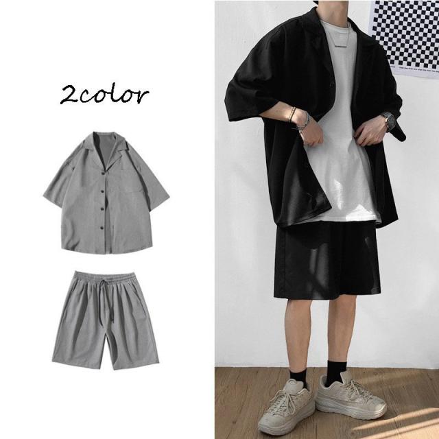 大人気 セットアップ メンズ スウェット 2点セット 新作夏 メンズ半袖 ジャージ パンツ 大きいサイズファッションカジュアル上下セット 肌触りがいい Gdpcambodia Org