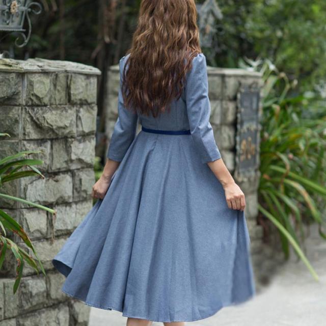 送料無料知的 レトロイワンピース リボン 丸襟 ワンピース Aライン ワンピース フレアワンピース 中世 ワンピース 春zokoの通販はau Pay マーケット 吉成商店 商品ロットナンバー